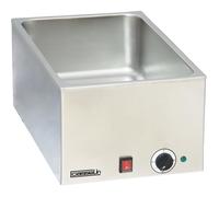 Bain marie électrique GN 1/1 - Casselin - Profondeur 150mm - Acier inoxydable - Thermostat 5 niveaux - 1200 Watt