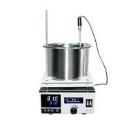 Bain-marie numérique de laboratoire Agitateur magnétique collecteur de chaleur en acier inoxydable Agitateur magnétique collecteur de chaleur de laboratoire Bain-marie Bain d'huile Thermostat Chauffag