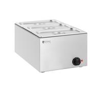 Royal Catering RCBM_GN1/3_1 Bain-marie professionnel 640 W 3 x GN 1/3 Bain-marie inox