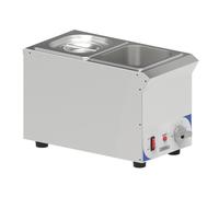 Bain Marie Professionnel Compact à Sauce 2 Bacs Gn 1/6 - Casselin