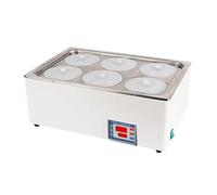 Bain-Marie thermostatique numérique de Laboratoire, Chauffe-Eau électrique 1200 W, 6 Pots, Chauffage Scientifique, Bain-Marie thermostatique de Laboratoire avec Fonction de Mise Hors Tension
