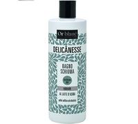 Bain moussant bio aux senteurs lait d'ânesse et riz, peau hydratée et délicate, douce et souple, protège les cellules de la peau, 100% naturel, 400 ml.
