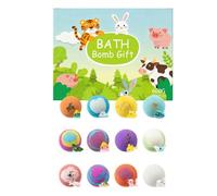 Bain Moussant Bombe,12 Pièces Nettoyant Corporel Rafraîchissant | de Bain Avec Surprise Enfant - Pour Filles Garçons Spa Maison Voyage Hôtel