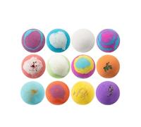 Bain Moussant Boules - 12 Pcs 50g | Artisanal Hydratant é Galets Coffret | Peau Apaisant Relaxant Effervescents Pour Parents Établissement Thalasso Douche Cadeau Pour Femme Maman Copine