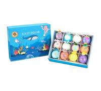 Bain moussant en billes - 12 pièces Animaux marins Nettoyant corps | Boule de Bain - Pour SPA Maison Voyage Salle de bain Hôtel Relaxation Bien-être
