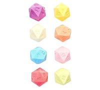 Bain moussant pour adultes - avec dés, boules de bain hydratantes au sel de mer pour la douche, 8 boules de bain moussantes parfumées | pour femmes, hommes, mères, épouses, grands-mères, filles