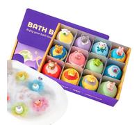 Bain moussant pour adultes | Lot de 12 pièces de billes de bain parfumées au sel - avec Jouets et Bulles de Bain Moussantes | pour la maison, pour les filles, pour les jeunes, pour le voyage, pour l'é