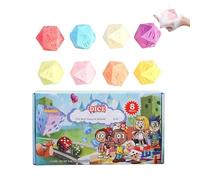 Bain moussant pour femme, avec cubes, boules de bain hydratantes en sel de mer pour la douche, 8 boules de sel de bain parfumées | Pour maman, épouse, grand-mère, fille, adolescent, , maison