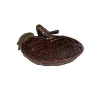 Bain oiseau en grès Nature Oiseaux verts