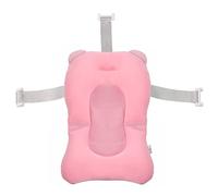 Bain Pour Bébé, Baignoire Avec Conception Sandwich Anti-Fuite, Oreiller Bain Doux Et Chaise Longue Avec Des Boucles À 3 Voies Fournitures Baignoire Extérieur Lavable