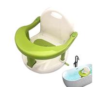 bain pour bébé, baignoire pour bébé pour le bain assis avec support dossier et ventouses, antidérapant et confortable, baignoire portable pour bébé 6 à 18 mois
