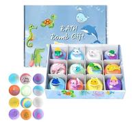 Bain pour | Lot 12 Pièces Accessoires de Jeu Aquatiques Doux la Peau - Set de Balles Naturelles pour Douche ,pour Piscine, Plage, Parc Aquatique, Maison, Voyage