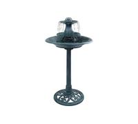 Bain pour oiseaux avec fontaine Vert 50x91 cm Plastique