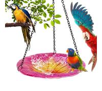 Bain Pour Oiseaux De Jardin,Mangeoire en Forme de Fleur Résistante aux Intempéries 20 cm - Bol De Fontaine À Oiseaux Pour Patio | pour Extérieur Nature Arrière-cour Balcon Cour Patio Pelouse Faune Amé