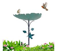Bain pour Oiseaux Extérieur | Forme de Feuille, résistant aux intempéries, baignoires décoratives - Bassin et Mangeoire pour Oiseaux | pour Animaux Perruches Moines Volière Jardin Maison Cour Arrière