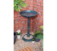 Bain pour Oiseaux Sauvages St Helens sur piédestal ornemental de Jardin - Autoportant - Résistant aux Intempéries