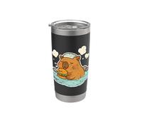 Bain relaxant Capybara Burger Onsen Gobelet isotherme en acier inoxydable double paroi