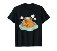 Bain Relaxant Capybara Burger Onsen T-Shirt