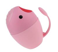 Bain Rince Tête Bébé Tasse de Bain pour Enfant Waterfall Bad Rinser Bath Shower Cup Shampoo Rinser Pichet pour Enfants et Personnes âgées, Rose