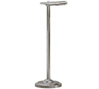 Bain Vida à Poser au Sol pour Rouleau de Papier Toilette, en MÉTAL, Chrome