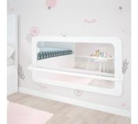 Bainba - Miroir Montessori évolutif Blanc | Barre d'appui réglable - Surface incassable en méthacrylate - 112x60 cm - pour bébé et Enfant