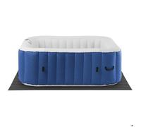 Spa Gonflable Carré 6 Places Extérieur Massage 900l 1800W 130 Jets Bleu