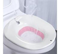 Bains de siège pliable pour siège de toilette, bidet portable pour hémorroïdes, soins post-partum, traitement du périnée, siège à vapeur Yoni adapté aux toilettes standard, kit de trempage vaginal