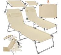 Lot de 2 transats CHLOE - beige