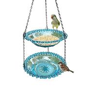 Bains d'oiseaux extérieurs | Abreuvoir suspendable à colibris | à Oiseaux pour Dehors,pour Jardin Arrière Balcon Terrasse Véranda Ornithologues Amoureux de la Nature