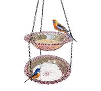 Bains d'oiseaux extérieurs | Mangeoire Suspendable pour Oiseaux Sauvages de Jardin | à oiseaux pour dehors - Pour jardin extérieur, balcon, cour, porche, ornithologues amateurs et amoureux de la natur