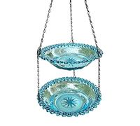 Bains d'oiseaux extérieurs - Mangeoire Suspendable pour Oiseaux Sauvages de Jardin | Cuvette pour bain de colibris | Pour Jardins, Arrière-Cour, Patio, Balcon, Cour, Porches, Ornithologues, Les Amoure