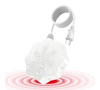 Bains pour oiseaux chauffés, 80 W, chauffage rapide, contrôle automatique - Chauffe-eau pour poules et étangs | Pour poules colibri hiver, climat froid, jardin, ferme, patío