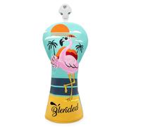 BAIRBRE Golf Club Covers Flamingos Driver Cover Fariway Wood Headcover Hybrid Head Cover Leather Golf Headcover Fit All Brand (for Hybrid)