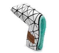 BAIRBRE Housse de putter de Golf en Cuir avec Aimant pour Scotty Cameron Taylormade Titleist Odyssey - Blanc