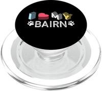 Bairn Nom de Chien personnalisé Bairn Pet Lover PopSockets PopGrip pour MagSafe