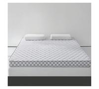 BAIRU Matelas en Latex Naturel, Matelas Moelleux, Extra épais, Pliable, Simple ou Double, dortoir étudiant, Tatami, Location(3D Striped Grey,8CM_200*220CM)