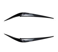 bairuibin Avant Sourcil De Phare Voiture pour BMW X4 X3 G01 G02 2018 2019 2020 2021, Paupières De Phares Garniture Résistant À l'usure, Couverture Sourcils Paupières,Carbon Styling