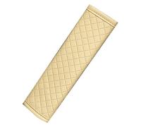 bairuibin Protège-Ceinture de sécurité pour Hyundai i40 (VF 2011-2019), Fourreau Matelassé Motif Losange, Coussin d'épaule Confort Auto, Empêche Frottements du Cou,Beige