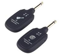 BAIRUTONG Système de Guitare sans Fil, émetteur de Guitare sans Fil, Batterie au Lithium Rechargeable intégrée, émetteur numérique 4 canaux pour Guitare électrique, Basse, Violon