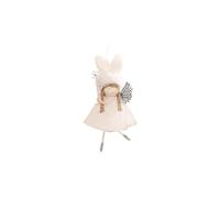 Baisacrafts Décorations de Noël joyeux 5 pièces Articles décoratifs de Noël Mignon oreille de lapin fille avec ailes tenant bâton jouet pendentif arbre de Noël (couleur : 1)