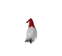 Baisacrafts Décorations de Noël joyeux 5 pièces Décorations de Noël Forêt personnes âgées avec pendentif lumineux Poupée sans visage illuminée petit pendentif arbre (couleur : rouge)