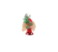 Baisacrafts Décorations de Noël joyeux 5 pièces pendentifs accessoires cloche de Noël, centres commerciaux, pendentifs d'arbre de Noël, décorations de cloche à nœud (couleur : 3)