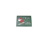 Baisacrafts Lot de 5 cartes de vœux de Noël créatives en papier 3D en forme de Père Noël