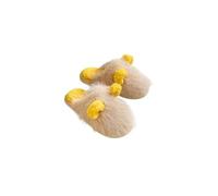 Baisacrafts Pantoufles UGG pour homme en coton pelucheux pour femme en automne et en hiver, maison pour les couples pour rester au chaud, maison pour homme dans des chaussures en coton, 1, 38/39 EU