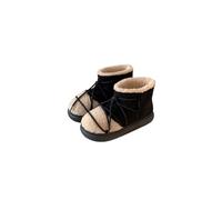 Baisacrafts Pantoufles UGG tendance pour homme, bottes de neige courtes pour femme en hiver, simples et chaudes, pantoufles en coton épais et en peluche, 3, 38/39 EU
