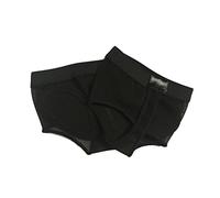Baisdan 1 paire de strings antidérapants pour la danse - Demi-semelle antidérapante - Avant-pied - Pour danse lyrique - Pour jazz et ballet - Pour danse moderne, Noir , Large