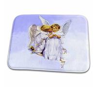 Baiser d'ange Anges Tapis De Bain Durable Tapis De Douche Lavable en Machine Welcome Paillassons pour Couloir Porte Extérieur 40X60 Cm