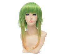 Baisheng Femmes Vocaloid Gumi Camellias Vert Clair Graduel Cosplay Longues Droites Perruques Anime Costume Fibre Synthétique Cheveux Résistant À La Chaleur Full Perruque (50cm-)