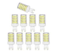 BAISHICHENG Ampoule LED à Base en Céramique G9 10W(Remplacement de la Lampe Halogène G9 100W) Ampoule Non Dimmable 6000K Blanc Froid 1000LM Éclairage 10 Paquets