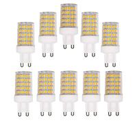 BAISHICHENG G9 10W Ampoule LED à Base en Céramique (R emplacement de la Lampe Halogène G9 100W) Ampoule Non Dimmable 3000K Blanc Chaud 1000LM Éclairage 10 Paquets
